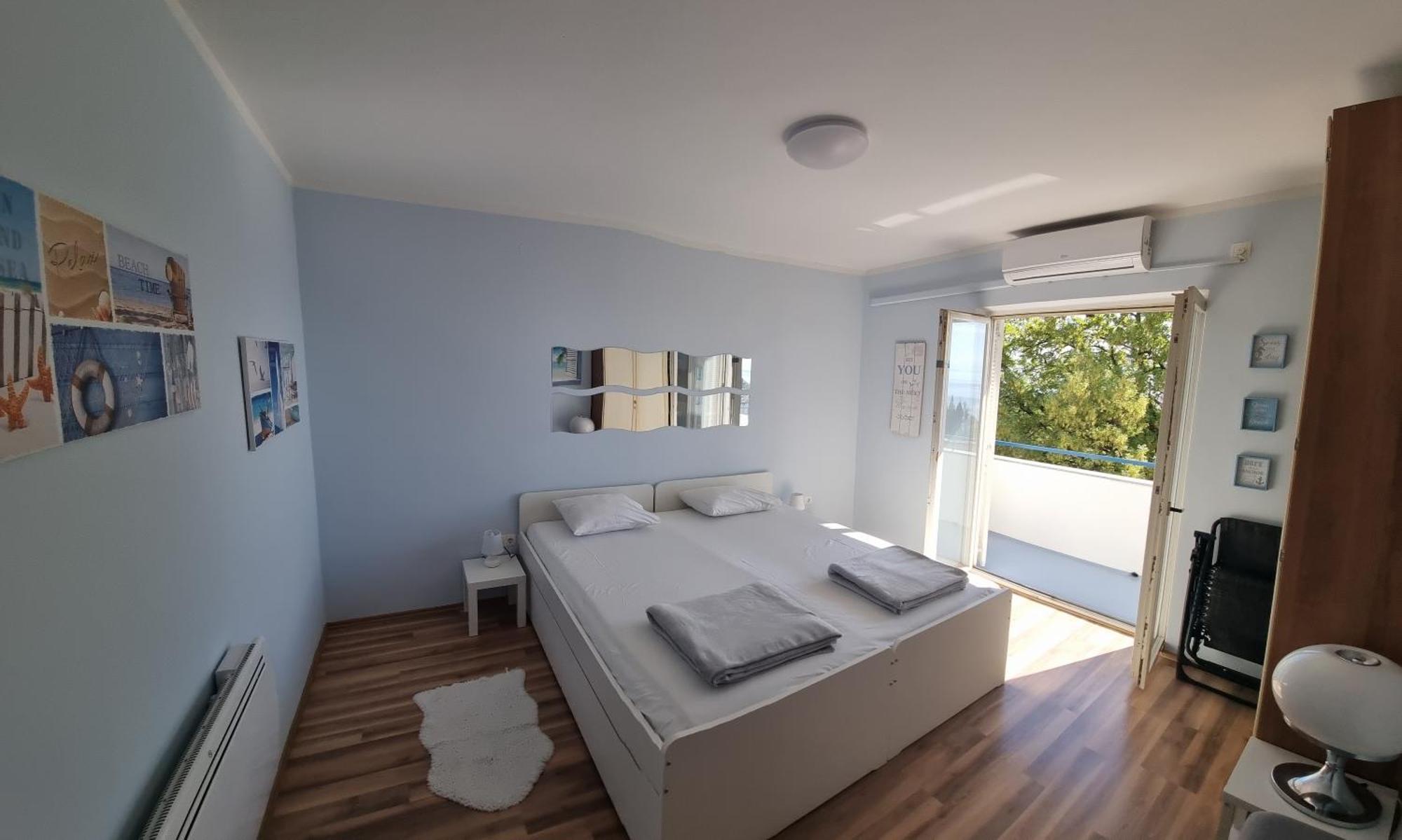 Apartment With Direct Sea View, Free Parking And Close To Beaches And Promenade Ловран Екстер'єр фото